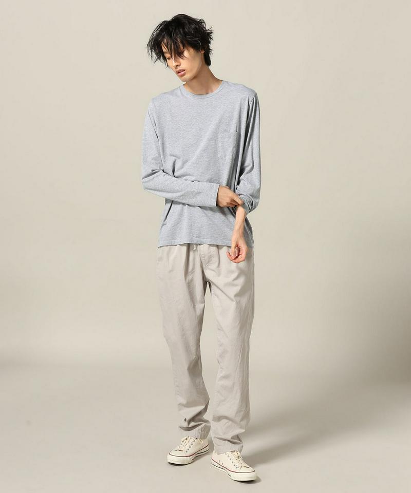 SKU L/S HEATHER POCKET TEE