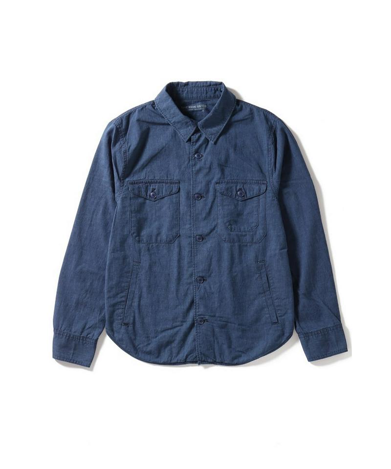 5 OZ INDIGO CHAMBRAY MULTI POCKET SHIRTS
