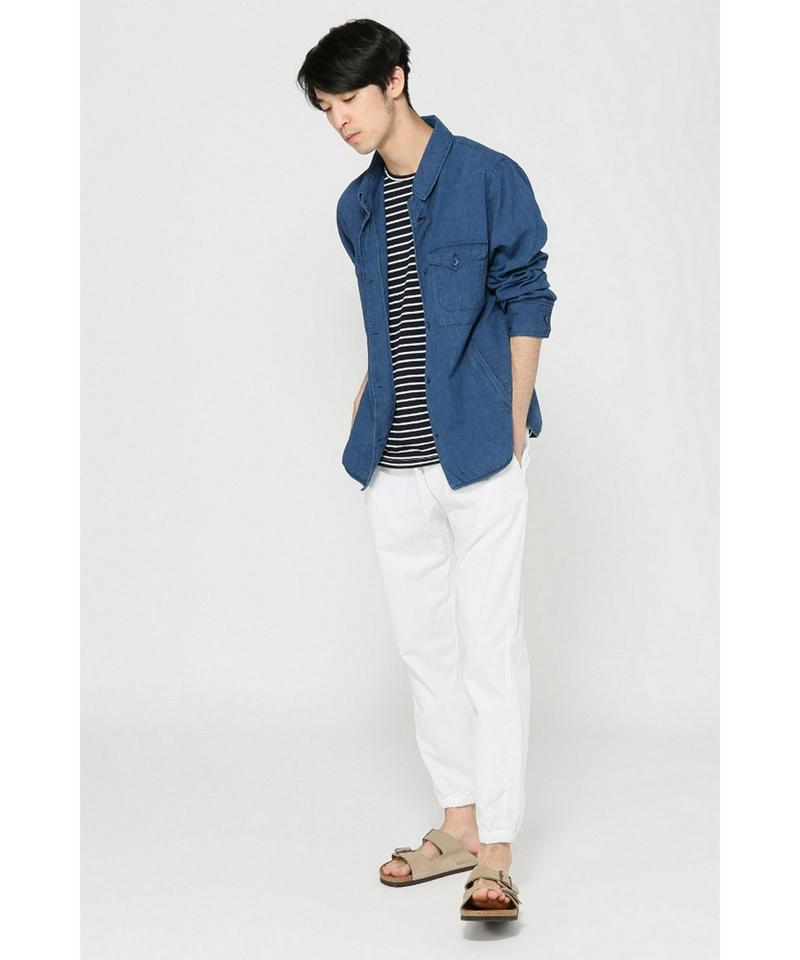 5 OZ INDIGO CHAMBRAY MULTI POCKET SHIRTS