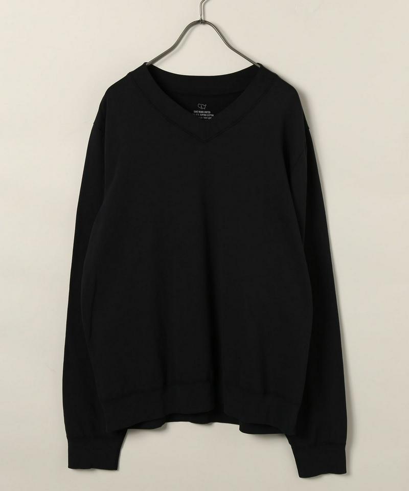 SKU SUPIMA FLEECE V-NECK SWEATSHIRT