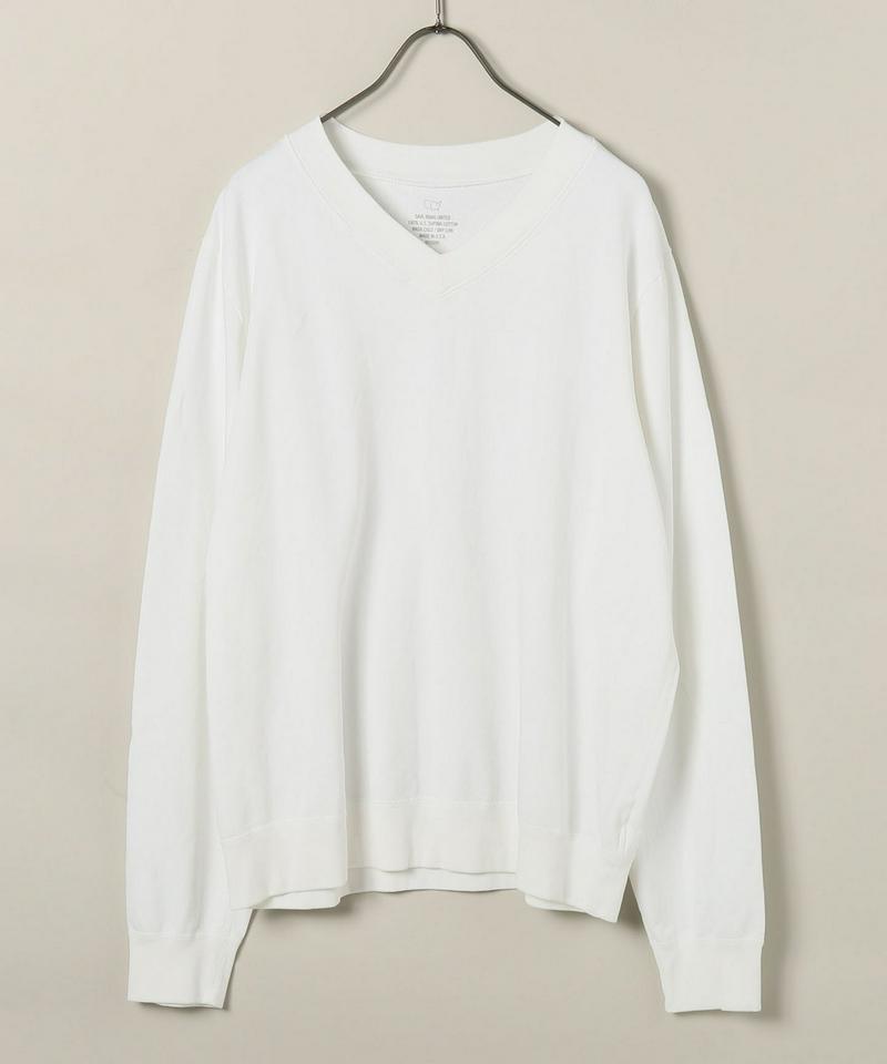 SKU SUPIMA FLEECE V-NECK SWEATSHIRT