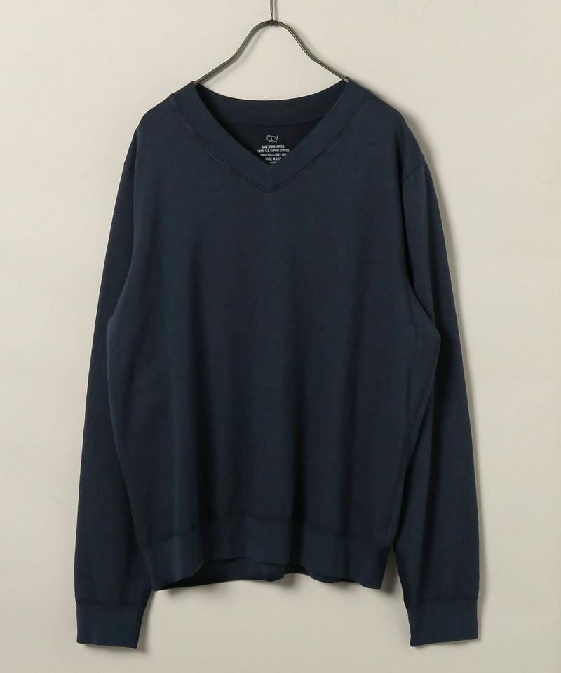 SKU SUPIMA FLEECE V-NECK SWEATSHIRT