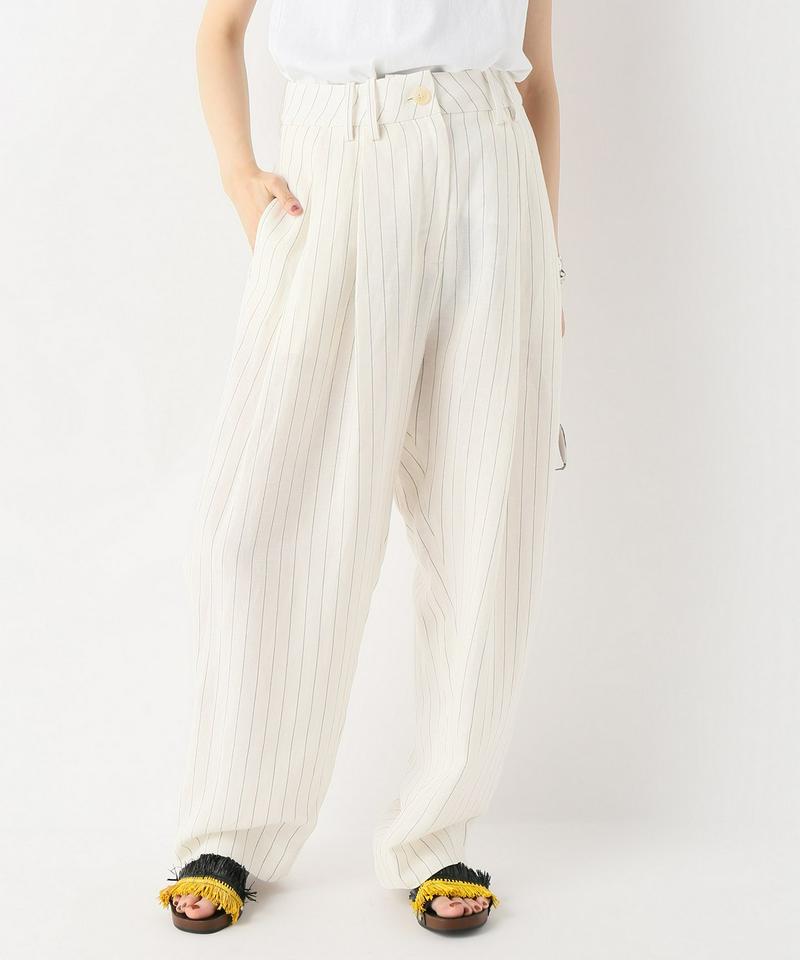 【STUDIO NICHOLSON/スタジオ ニコルソン】PINSTRIPE PLEAT PANT WI：パンツ