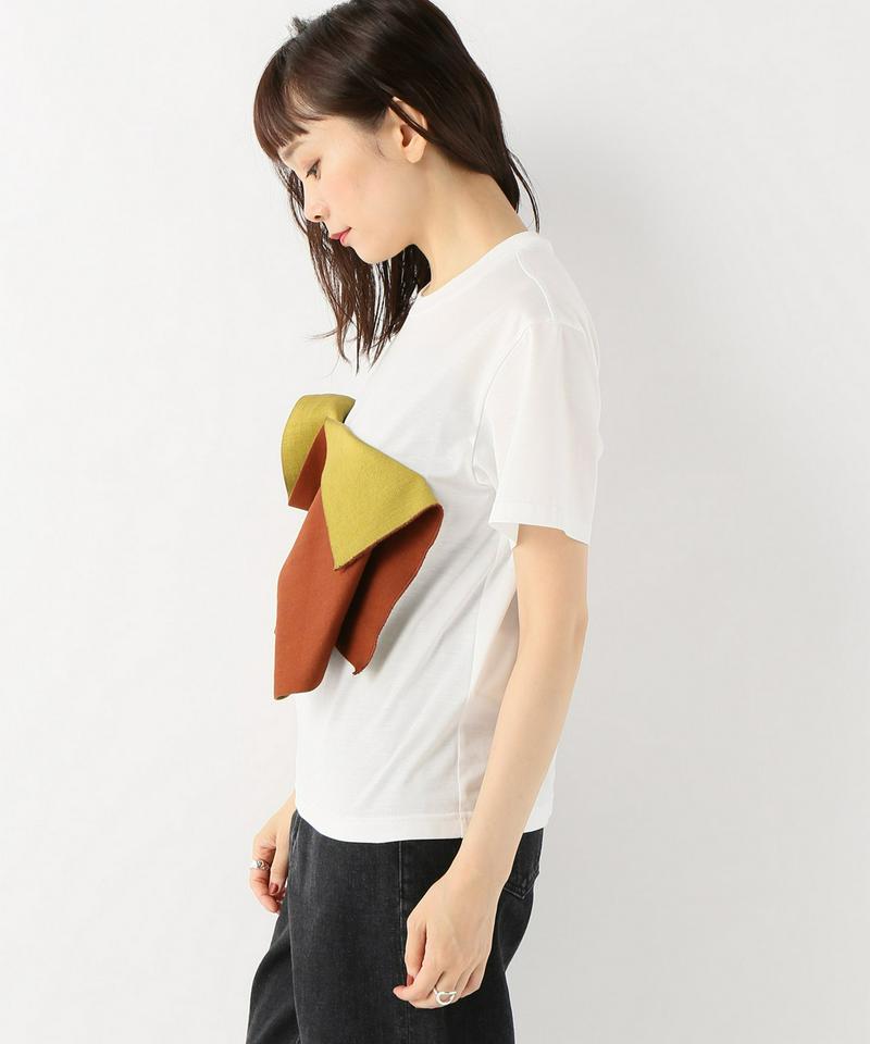 NAIFE Paneled motif T-shirts