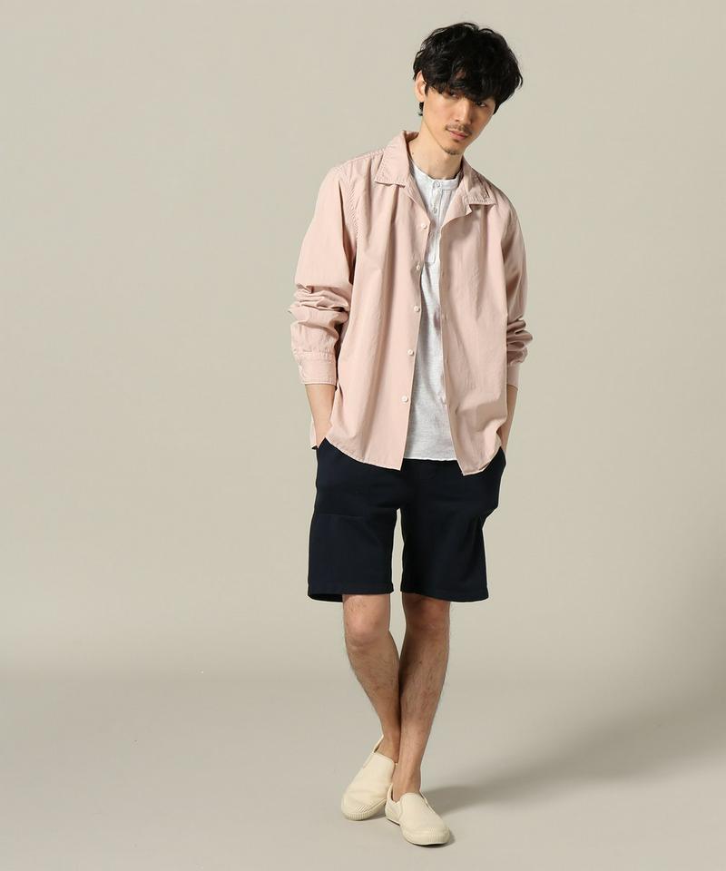 SKU S/S OATMEAL HEATHER JERSEY HENLEY