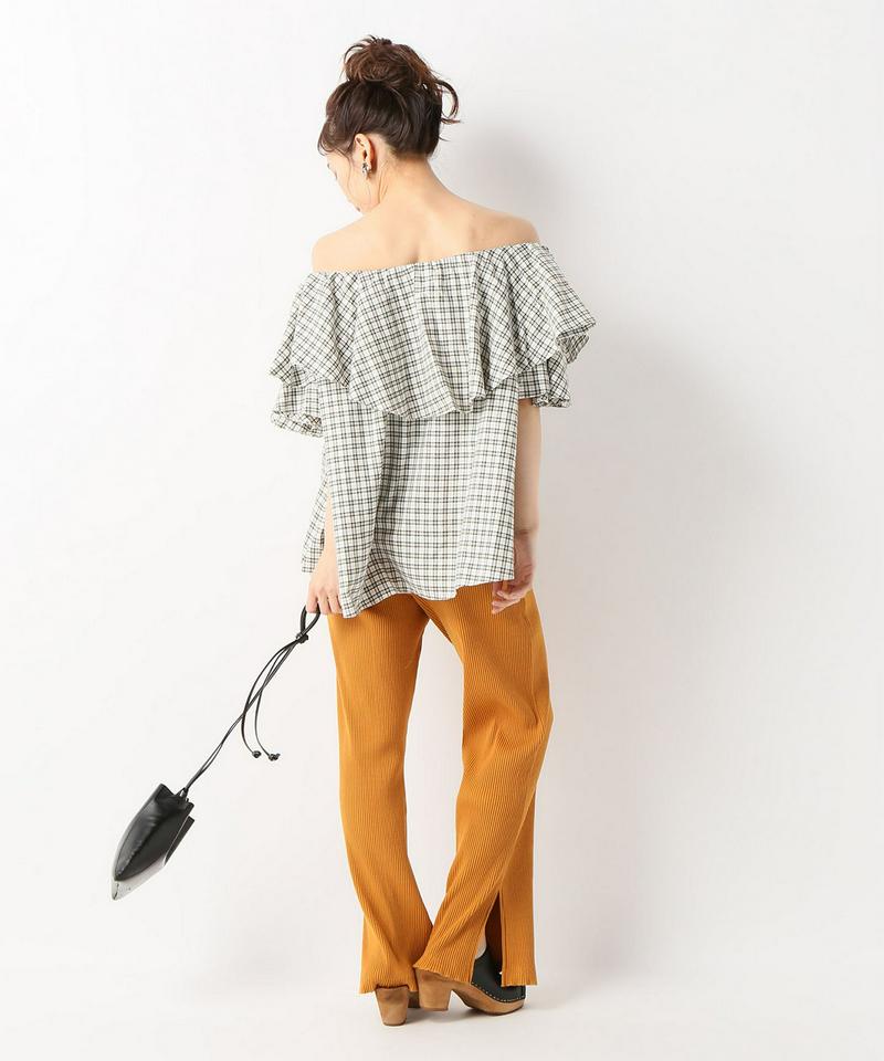 【MLM / エムエルエム】CHECK Maison Top：ブラウス◆