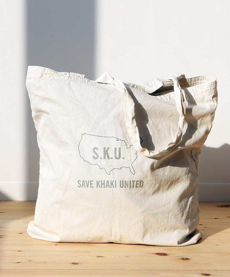 【カタログ掲載】SKU  / セーブカーキ : LIGHT TWILL TOTE ：ライトツイルトート