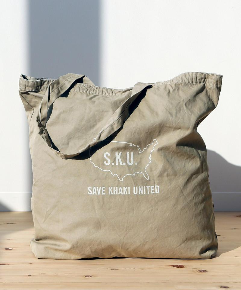 【カタログ掲載】SKU  / セーブカーキ : LIGHT TWILL TOTE ：ライトツイルトート