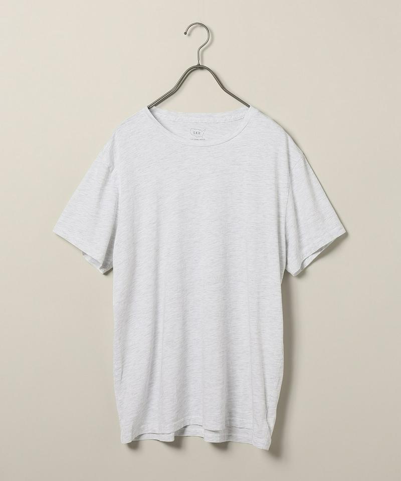 S/S Oatmeal Heather Crew Tee
