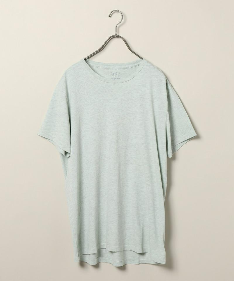 S/S Oatmeal Heather Crew Tee