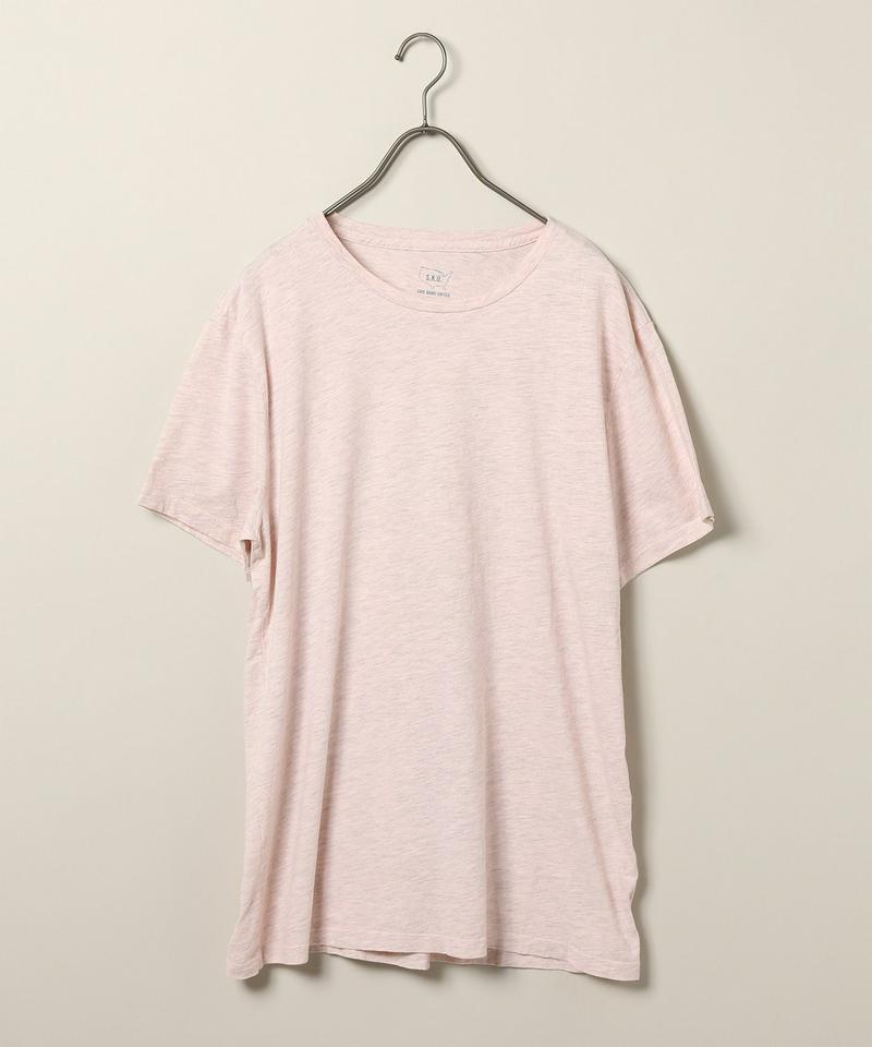 S/S Oatmeal Heather Crew Tee