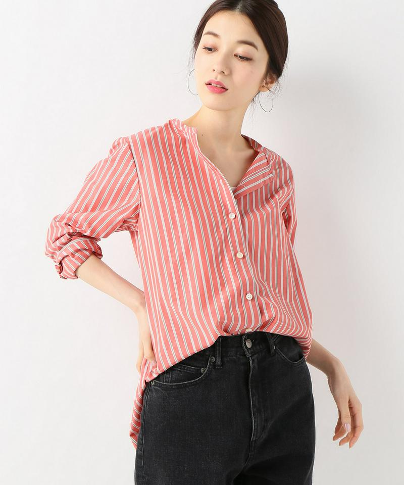 カラーストライプブラウス
