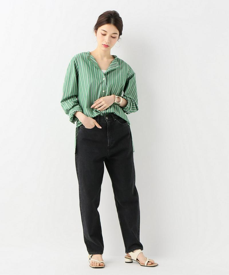 カラーストライプブラウス