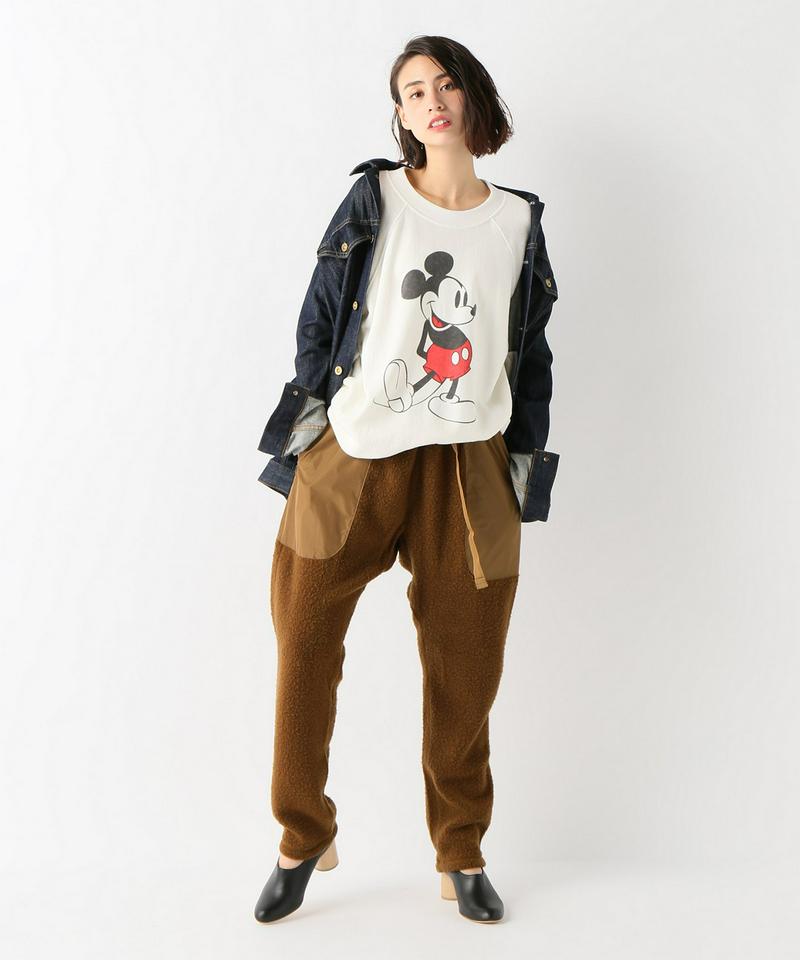 【08 SIRCUS/08サーカス】SUPER140S WOOL ボアトラックパンツ