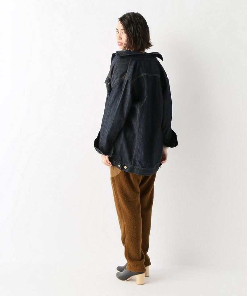 【08 SIRCUS/08サーカス】SUPER140S WOOL ボアトラックパンツ