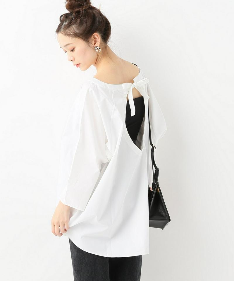 【AERON /アーロン】 ウシロリボンブラウス