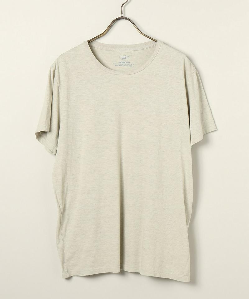 【カタログ掲載】SAVE KHAKI UNITED  : S/S OATMEAL HEATHER CR