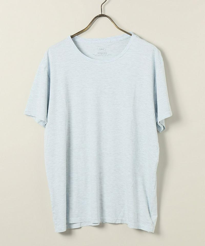 【カタログ掲載】SAVE KHAKI UNITED  : S/S OATMEAL HEATHER CR