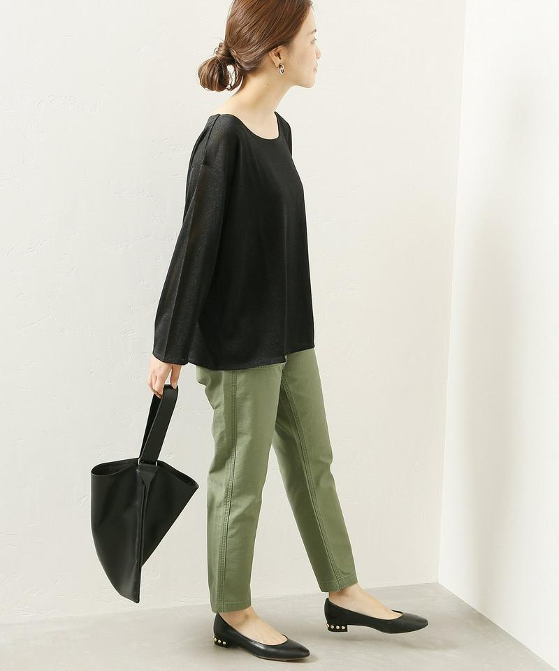 ラメ ロングTシャツ◆