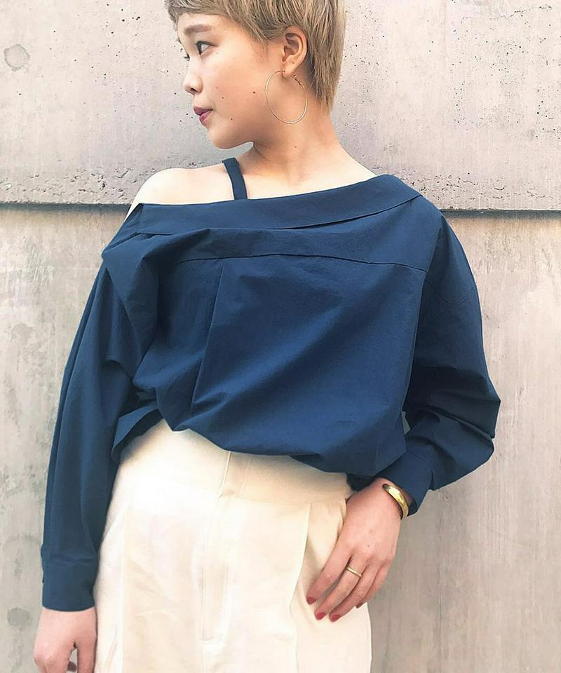 【SAYAKADAVIS/サヤカ デイヴィス】DROP SHOULDER:ブラウス◆