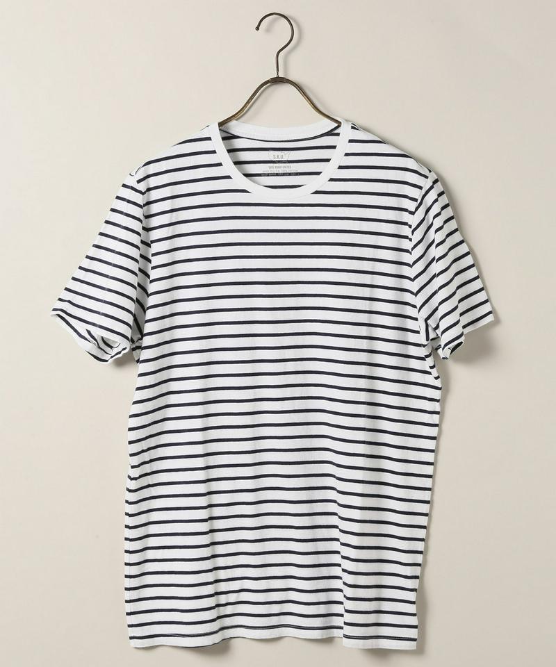SKU S/S MARINE STRIPE CREW TEE