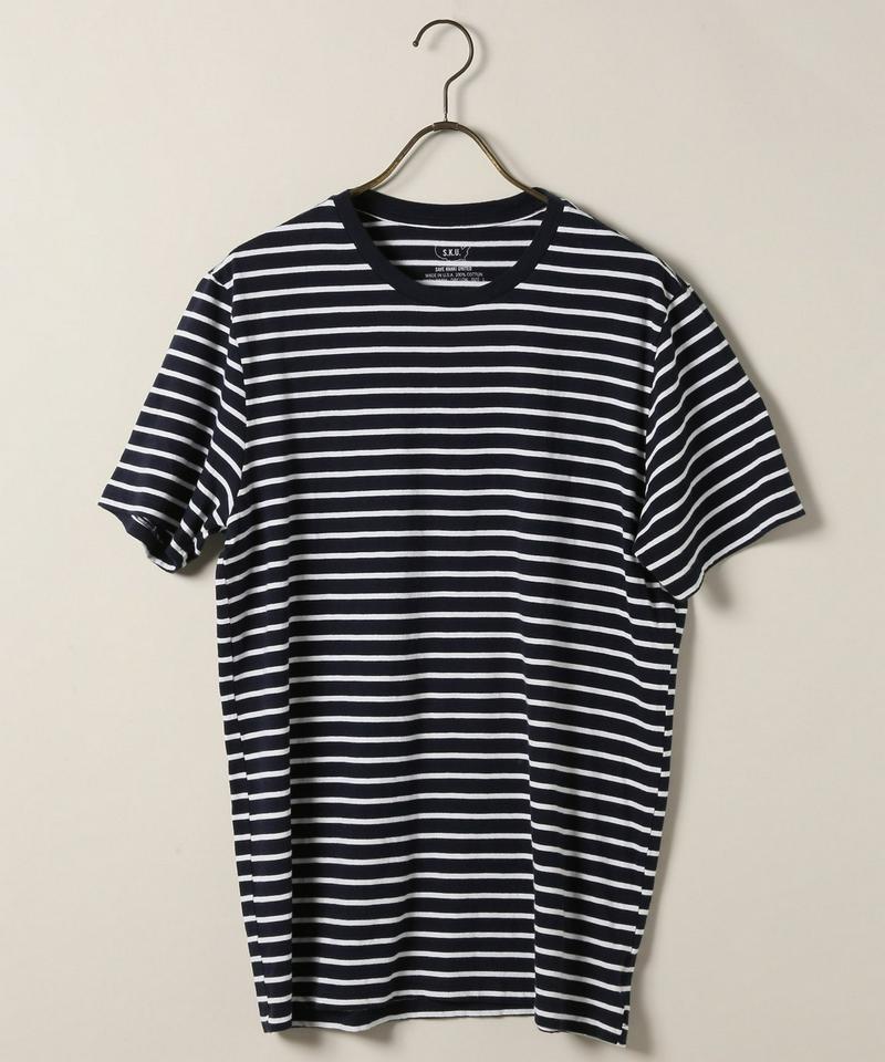 SKU S/S MARINE STRIPE CREW TEE