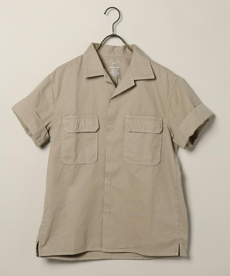 SKU S/S TWILL CAMP SHIRT