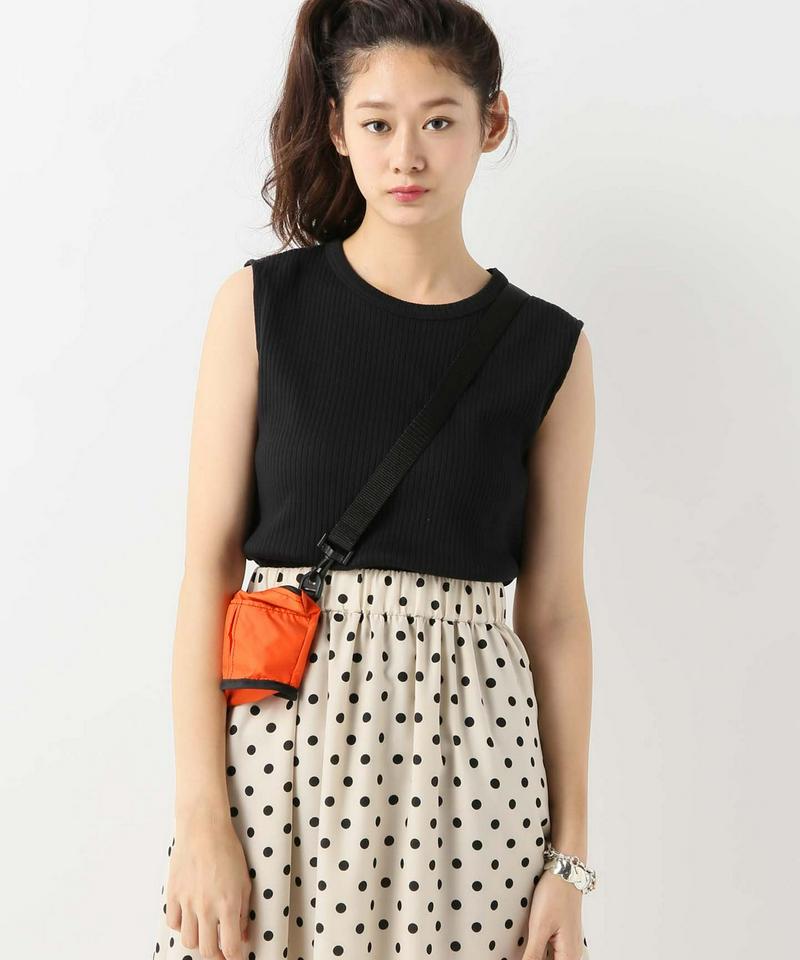 コットンリブノースリーブプルオーバー