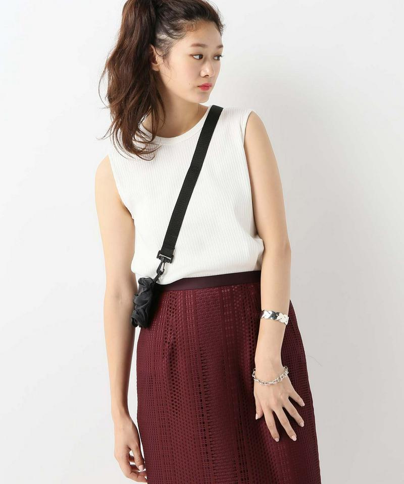 コットンリブノースリーブプルオーバー