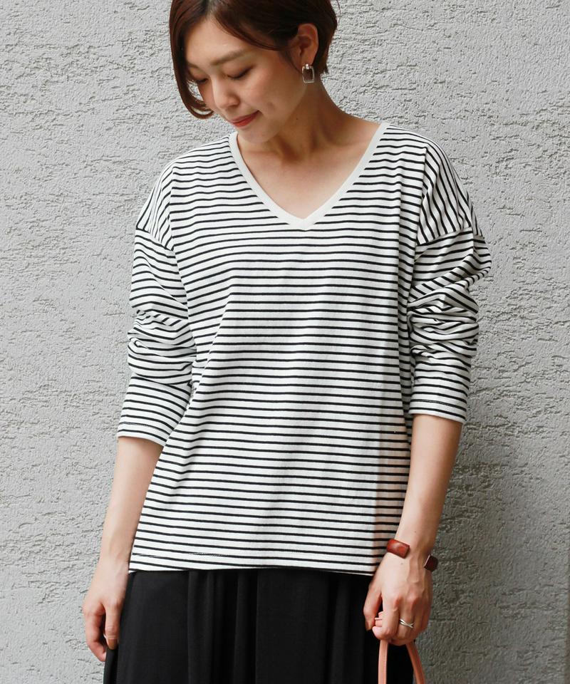 20//クウボウテンジク Vネック Tシャツ◆