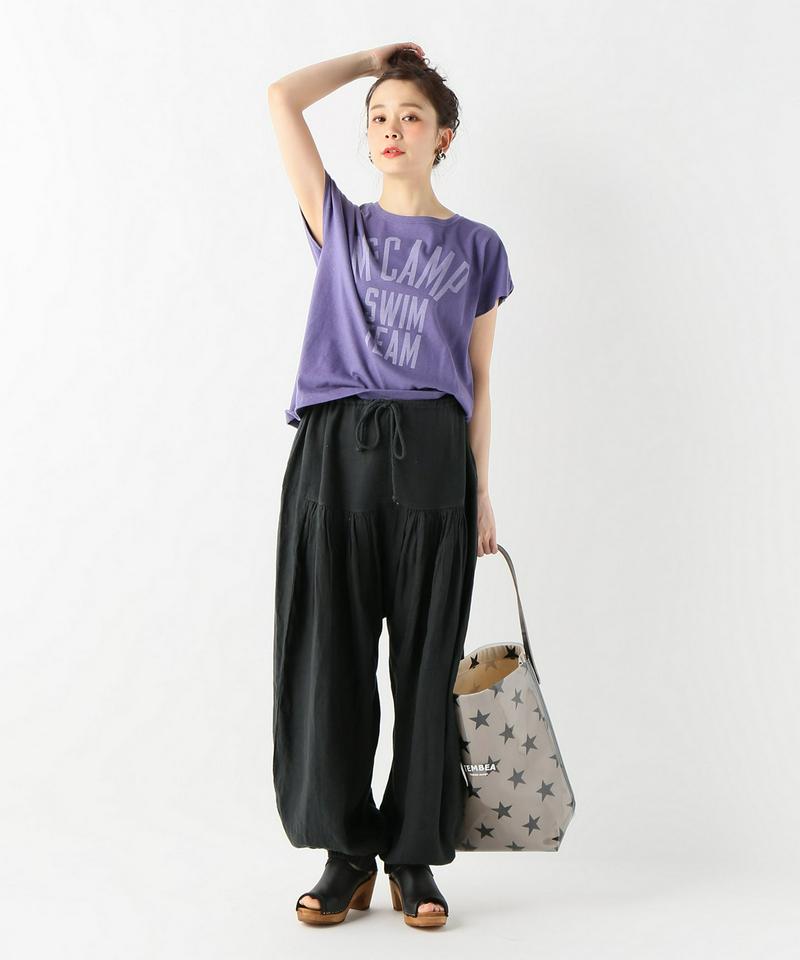 【BLACK CRANE/ブラック・クレーン】 LINEN FLORAL PANT