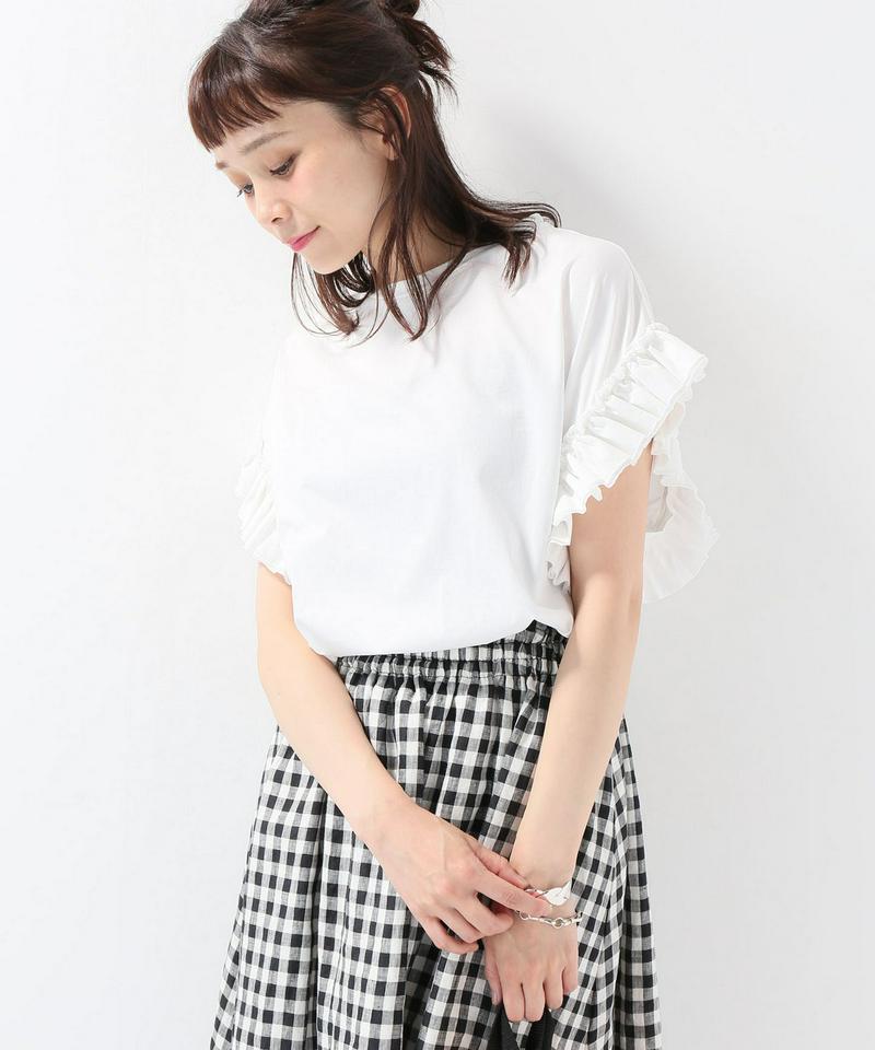 クリアコットン フリルTee