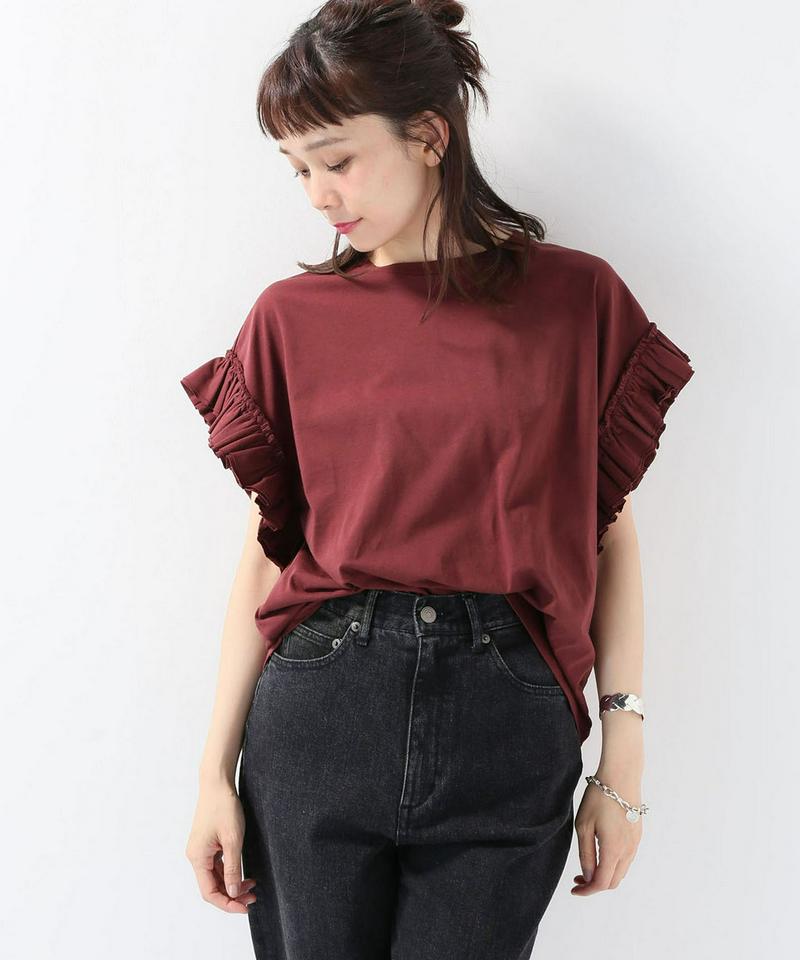 クリアコットン フリルTee