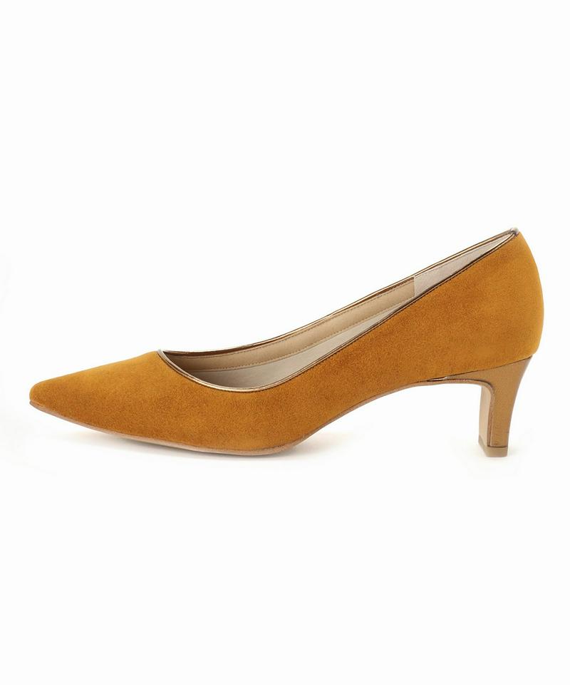 GRISE 5cm ポインテッドプレートパンプス