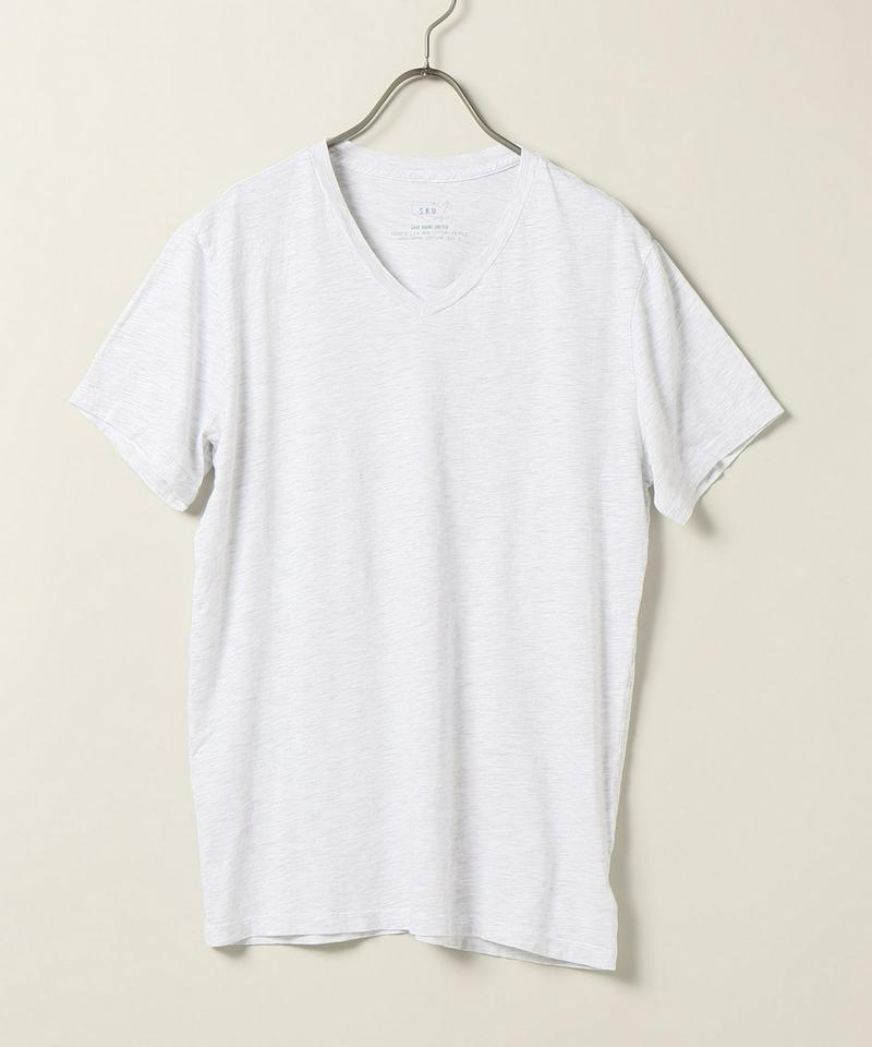 S/S Oatmeal Heather V-Neck Tee