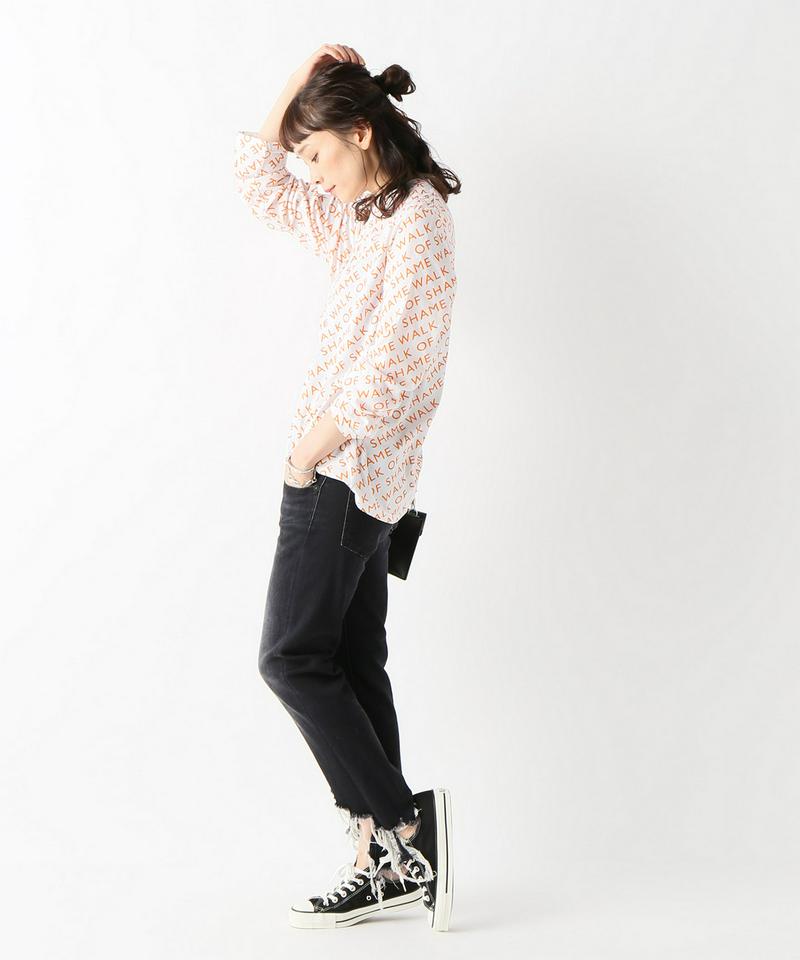 【WALK OF SHAME/ウォーク オブ シェイム】OGOPRINTED ロングスリーブTシャツ