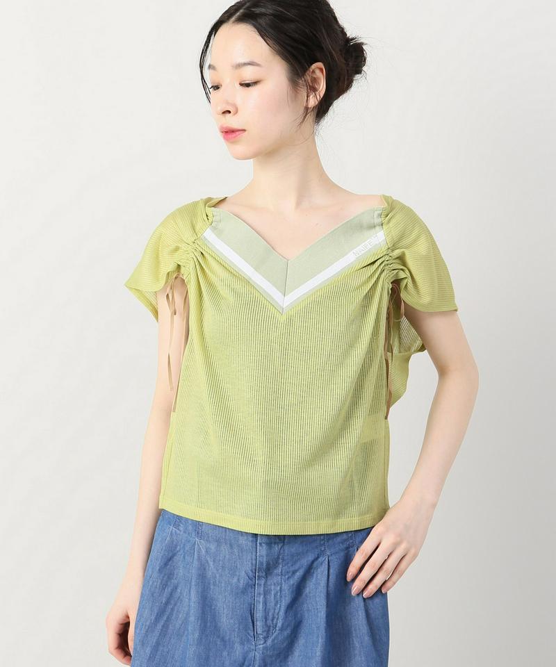 NAIFE  / Gathered shoulder top
