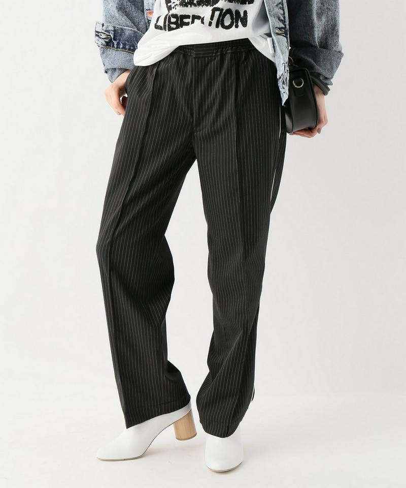 【EFILEVOL/エフィレボル】STRIPED SIDE LINED EASY COURT TR パンツ