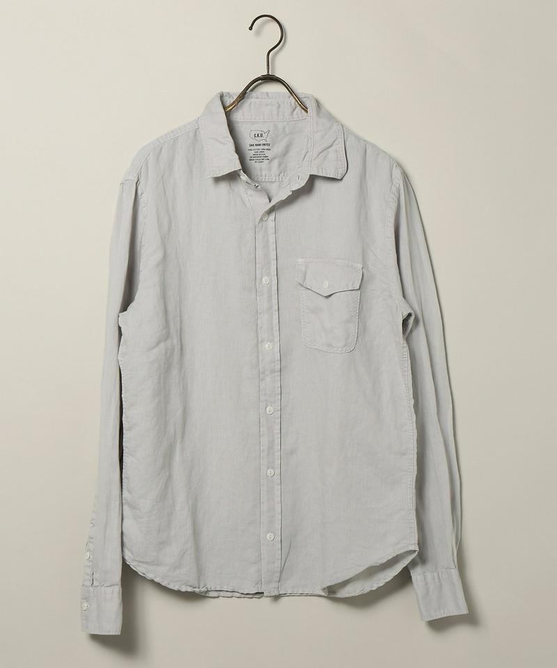 【カタログ掲載】SKU COTTON LINEN WORK SHIRT