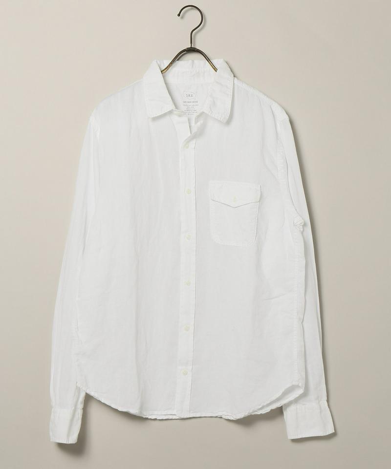 【カタログ掲載】SKU COTTON LINEN WORK SHIRT
