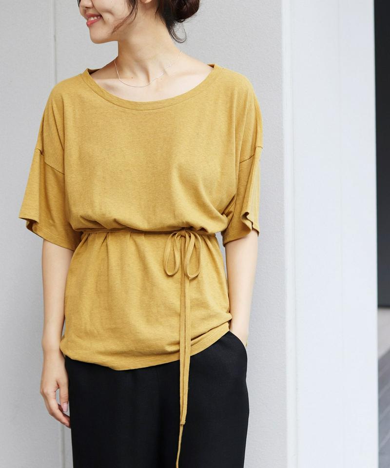 IENA LA BOUCLE ラップデザインクルーネックプルオーバー◆