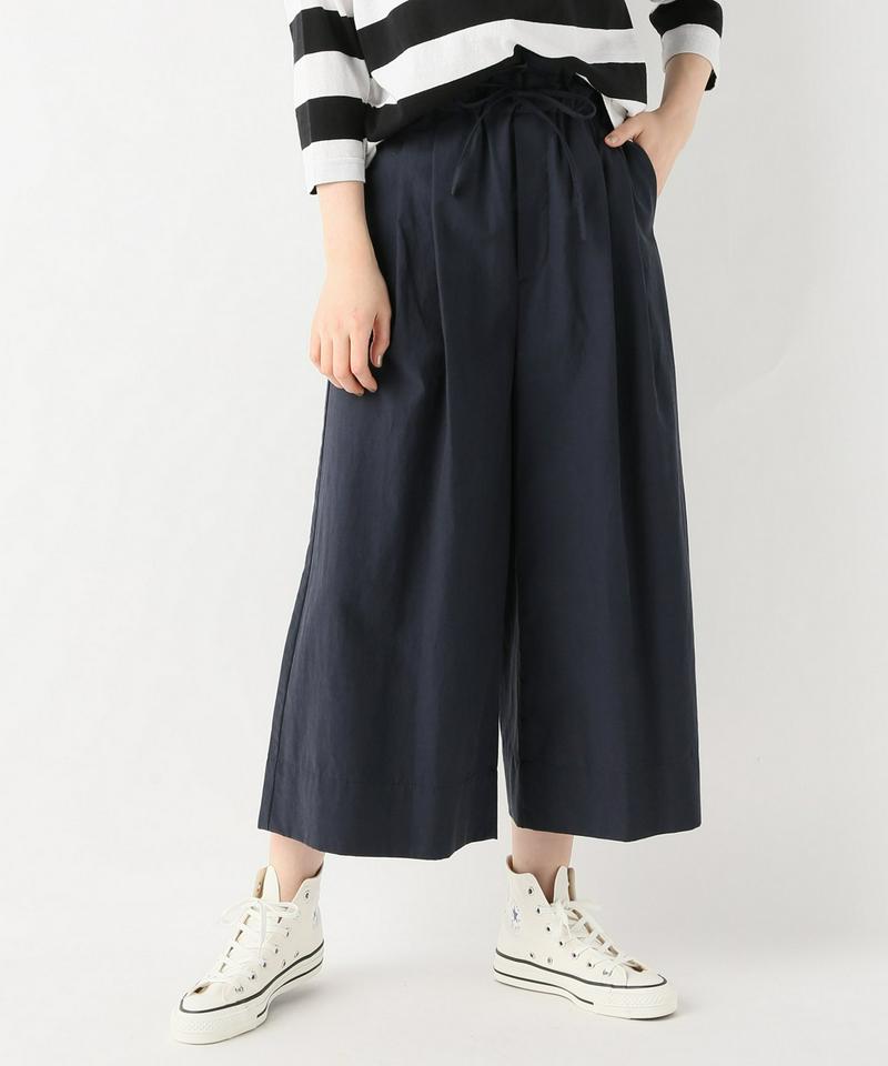 ミリタリークロス クロップドワイドパンツ