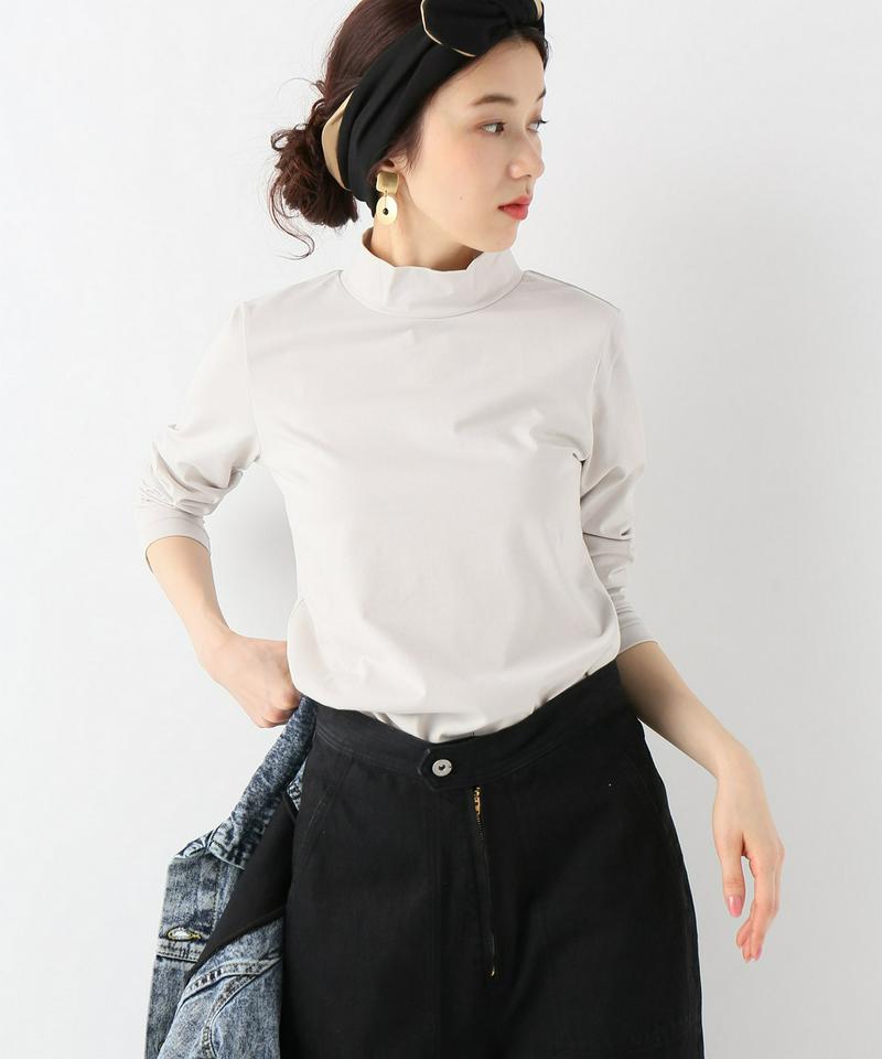 ソフトジャージーハイネックプルオーバー