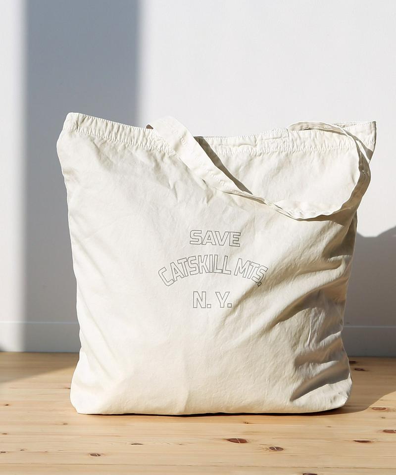 SKU  / セーブカーキ : LIGHT TWILL TOTE W/CATSKILL PRINT