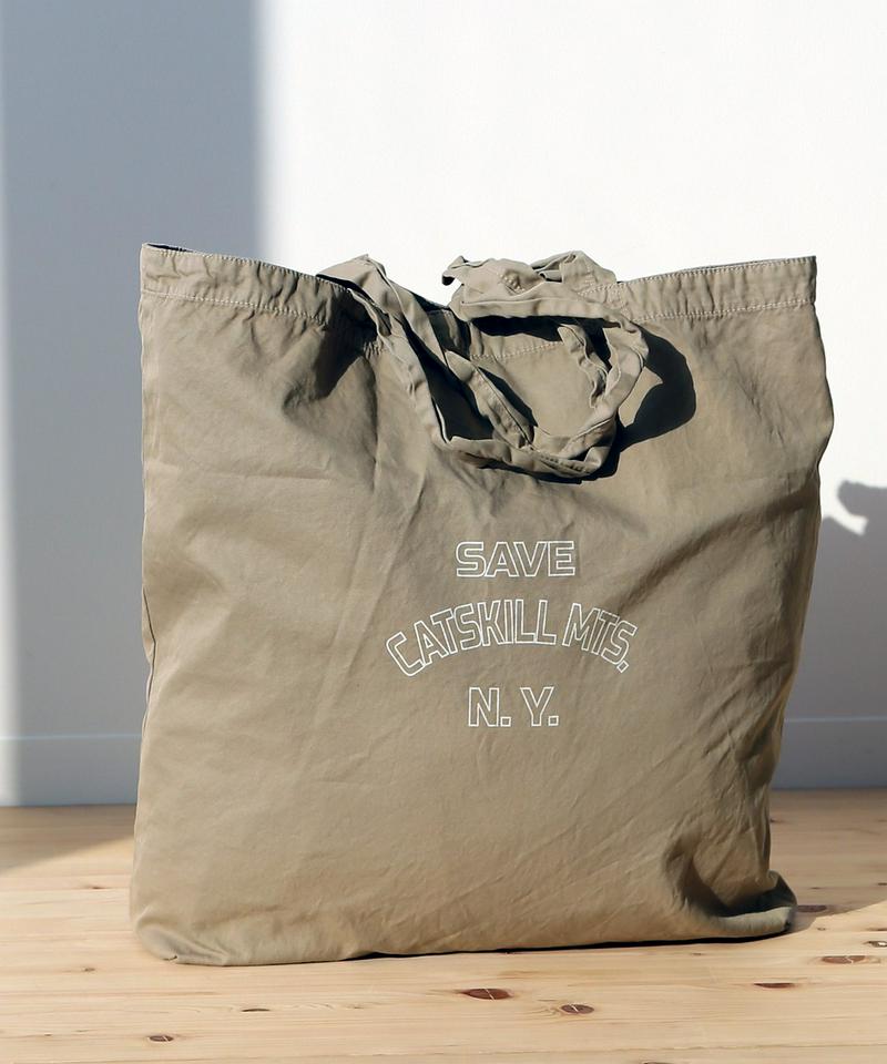 SKU  / セーブカーキ : LIGHT TWILL TOTE W/CATSKILL PRINT