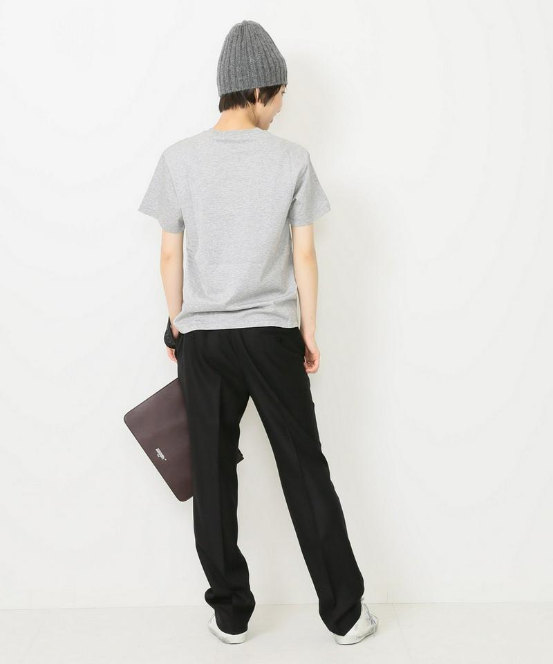 INCOTEX フレアーパンツ NAVY