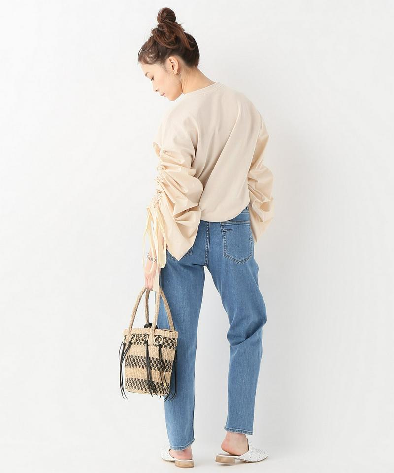 【OSKAR/オスカー】ギャザースリーヴTOP