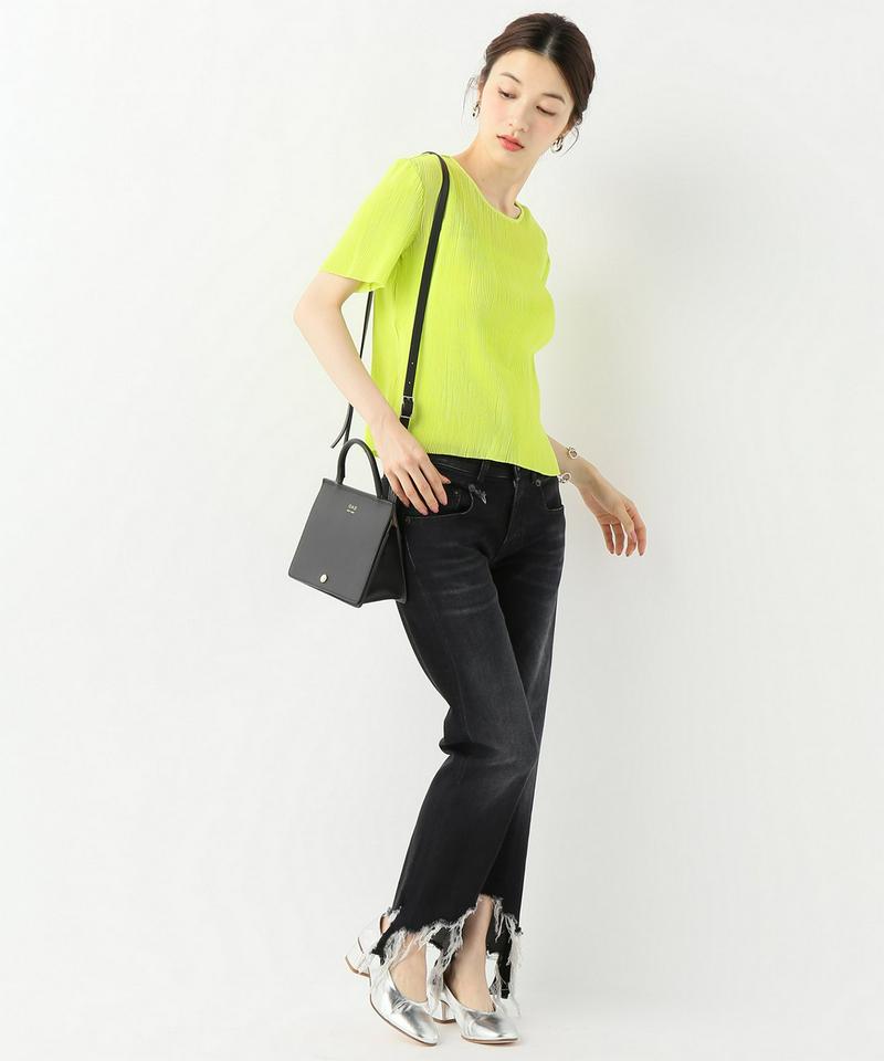 【PRISCAVera】Cotton Pleated Tee