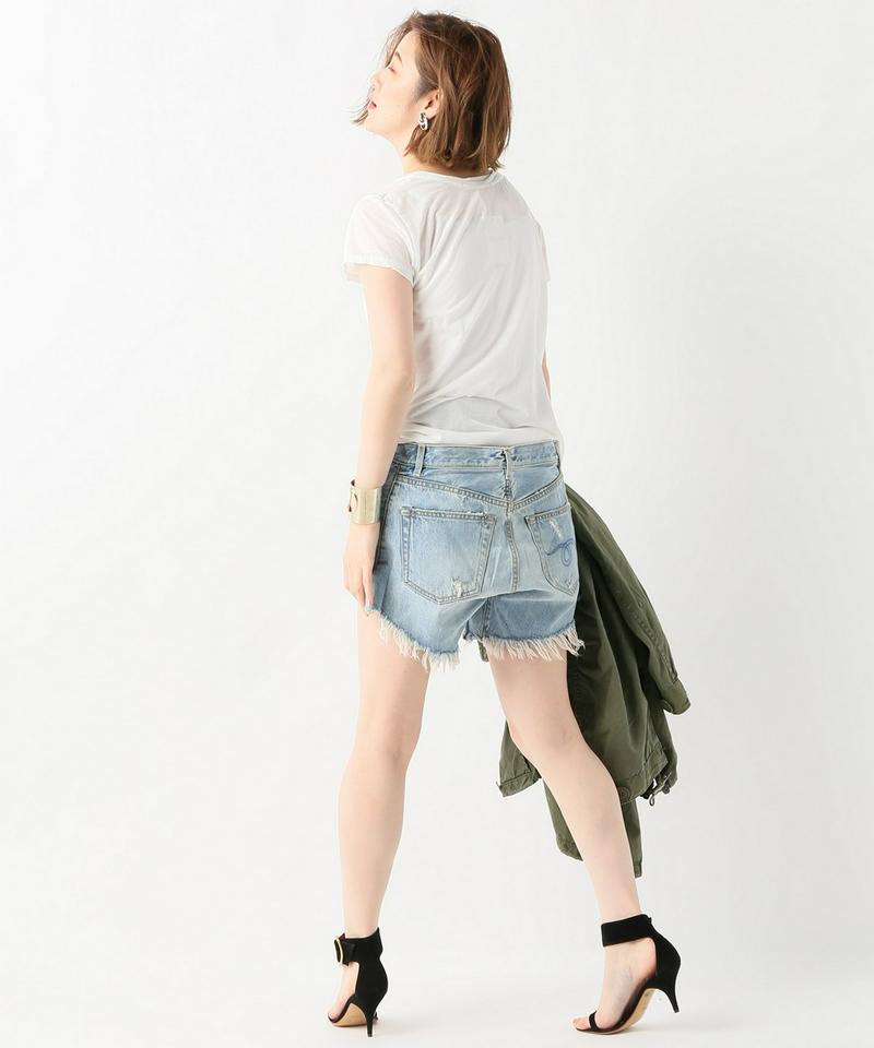 【R13 / アールサーティーン】KEITH DOUBLE BACK SHORT
