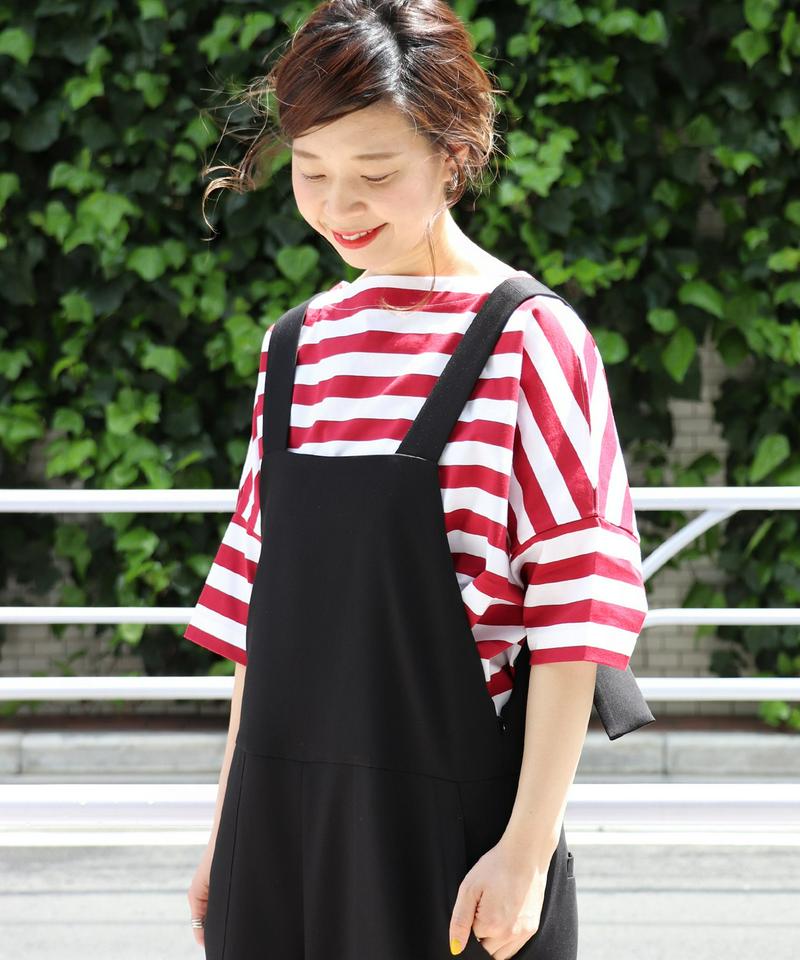 【TRADITIONAL WEATHERWEAR】別注ボーダー5分袖Tシャツ◆